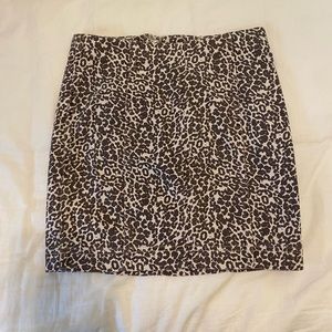 Free People cheetah print skirt, size 0